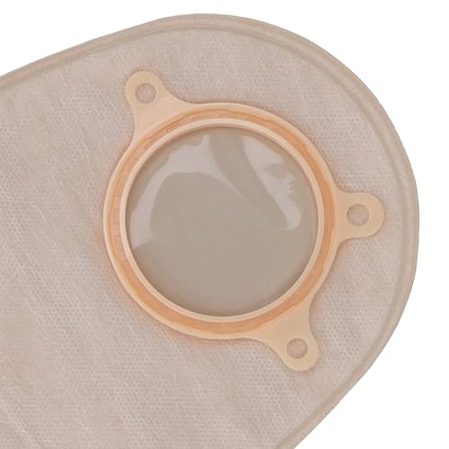 Abs Ostomy Pouch, Nonwoven Colostomy Bag One Piece Ostomy Bag Leak Proof Portable Ostomy Pouch for Ileostomy Stoma Care(New)