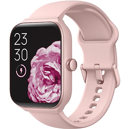 Smart Watch for Women Alexa Built-in, 1.95" Fitness Tracker with Answer/Make Calls, IP68 Waterproof/Heart Rate/Sleep Tracker/100 Sport Modes, Fitness Watch Compatible Android iOS