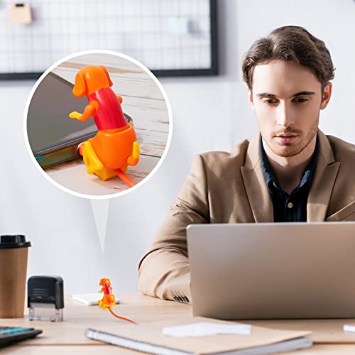 Frienda Dog Charging Cable Dog Smartphone USB Cable Charger USB Data Transmission Mini Humping Dog Cable for USB Charging Cable of Mobile Phones, Only Compatible with Type-c(Cute Style, 1 Pcs)