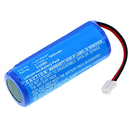 Synergy Digital Personal Care Battery, Compatible with Rowenta EP8002 Personal Care, (Li-ion, 3.7V, 1600mAh) Ultra High Capacity, Replacement for Rowenta 1UR18500Y Battery