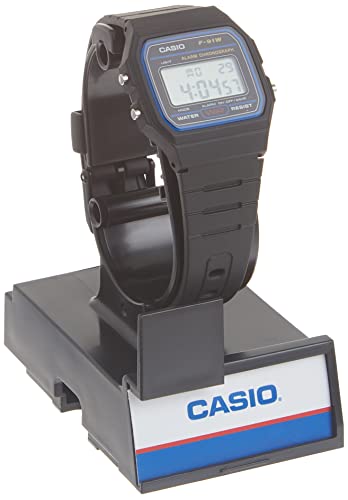 Casio Classic F91W Series Quartz Watch | Water Resistant |1/100 Second Stopwatch | Daily Alarm | Hourly Time Signal |Auto Calendar |SS Caseback |12/24-Hour Format
