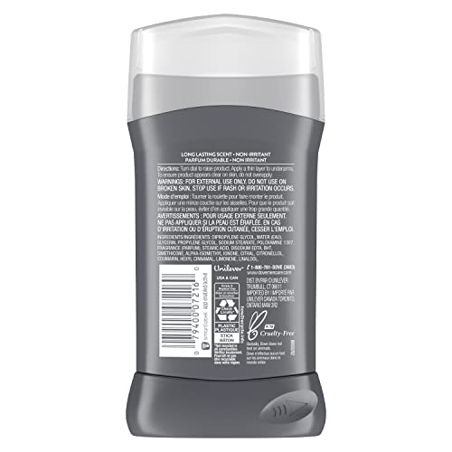 DOVE MEN + CARE Deodorant Stick Moisturizing Deodorant For 72-Hour Protection Clean Comfort Aluminum Free Deodorant For Men, 3 Ounce (Pack of 2)