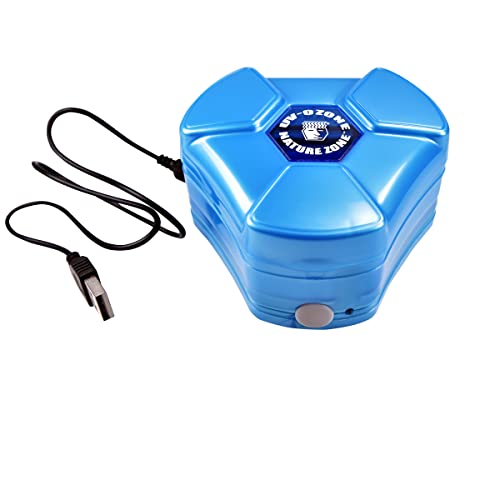 Oral Appliance Deodorizer Cleaner, Sky Blue,Hand held,300NZ