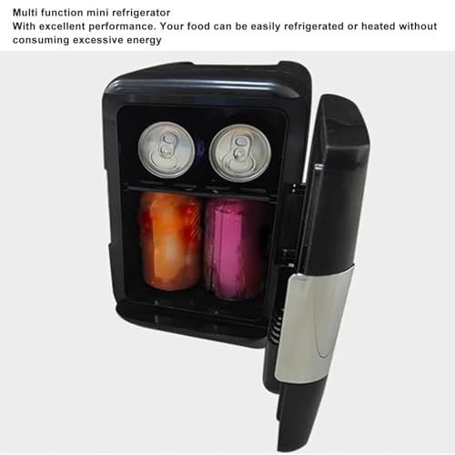 4L Mini Portable Compact Personal Fridge Cooler and Warmer,Mini Skincare Refrigerator Small Refrigerator for Food Drinks Skincare Beauty Makeup 100‑240V(US Plug)