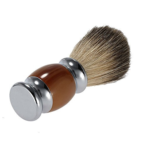 Professional Pure Badger Hair Shaving Brush Resin Handle Barber Salon Men Facial Beard Cleaning Appliance Shave Tool Shaving Razor Brush