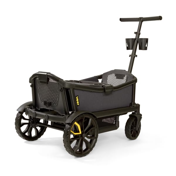 Veer Cruiser | Next Generation Stroller Wagon for Kids | The Feel and Safety of a Premium Stroller with The Fun of a Lightweight, Rugged Wagon | Push/Pull/Push-Along | Fully Collapsible