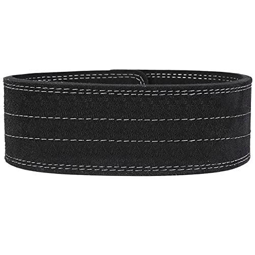 ARD CHAMPS™ 10MM Weight Power Lifting Leather Lever Pro Belt Gym Training Red,White & Blue