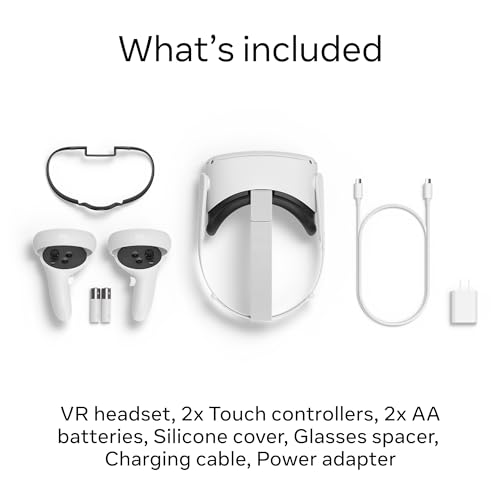 Meta Quest 2 — Advanced All-In-One Virtual Reality Headset — 128 GB