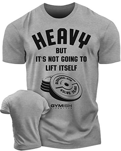 Lift Heavy Motivational Workout Shirts for Men Cool T-Shirt