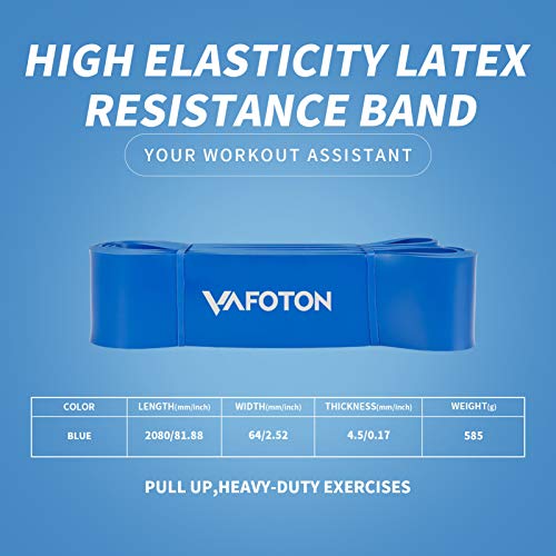 Pull up Assist Bands,Latex Resistance Band Loop for Strength Training,Warm up,Streching,Muscels Building,Home Gym Equipment for Men and Women-Heavy+ Level