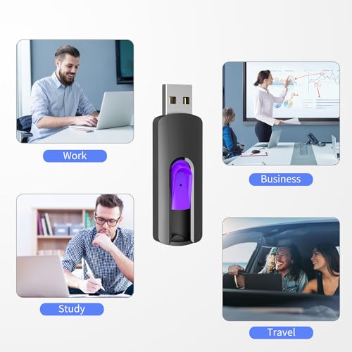 RAOYI 10 Pack 32GB USB Flash Drives Slide Retractable Memory Stick Bulk USB 2.0 Thumb Drive Jump Drive Zip Drive USB Sticks Data Storage Backup for PC Mac (32G, 10 Mixed Color)