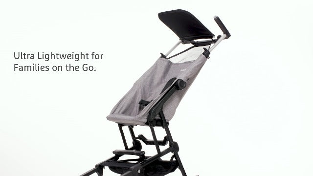 Munchkin® Sparrow™ Ultra Compact Lightweight Travel Stroller for Babies & Toddlers, Grey