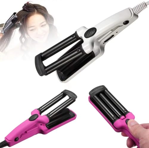 3 Barrel Ceramic Hair Curler Crimper Curling Iron Tong Waving Wand Roller Beauty Personal Care Appliance Salon Tools