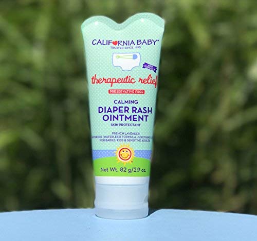 California Baby Calming Diaper Rash Cream | Zinc Oxide Ointment | 100% Bio-Based | Calming Lavender Scent | Hypoallergenic | Soothing Diaper Rash Cream For Baby | 82 g / 2.9 oz.