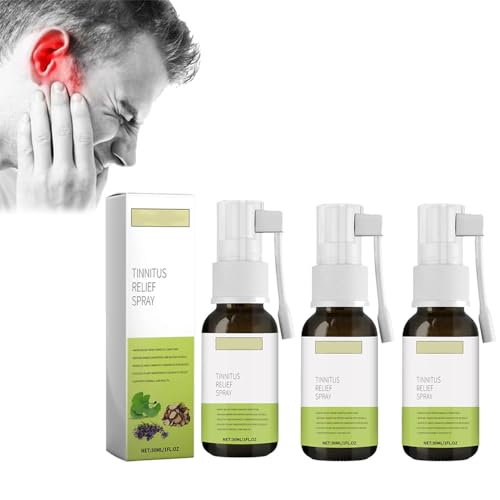 Brianelle Auridrip Tinnitus Relief Spray, Tinnitus Relief for Ringing Ears, Echo Ease Tinnitus Inhaler, Tinnitus Relief Spray (3PCS)