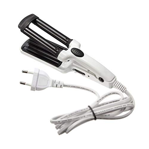 3 Barrel Ceramic Hair Curler Crimper Curling Iron Tong Waving Wand Roller Beauty Personal Care Appliance Salon Tools (Color : D) (D)