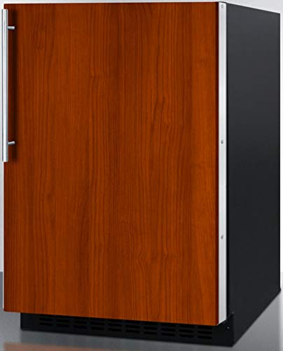 Summit AL54IF 24" ADA Compliant Commercial Compact Refrigerator with 4.8 cu. ft. Capacity Factory Installed Lock Frost Free Operation Open Door and High Temperature Alarm in Panel