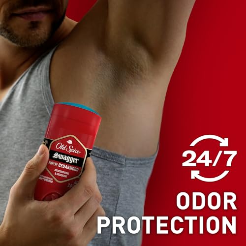 Old Spice Aluminum Free Deodorant for Men, Swagger Scent, 3.8 oz (Pack of 3)