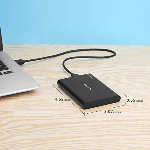 ACASIS 2.5" 160GB Portable External Hard Drive USB3.0 Hard Disk Storage Devices for PC,Laptop,Mac,PS4, Xbox one (Black)