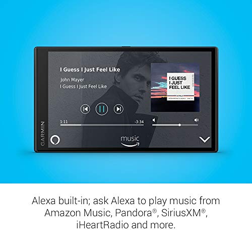 Garmin DriveSmart 65 with Amazon Alexa, Built-In Voice-Controlled GPS Navigator with 6.95” High-Res Display