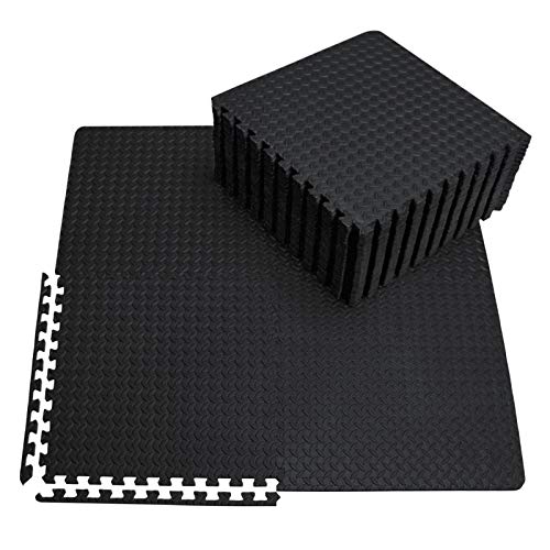 innhom 12/24/48 Tiles Gym Flooring Gym Mats Exercise Mat for Floor Workout Mat Foam Floor Tiles for Home Gym Equipment Garage