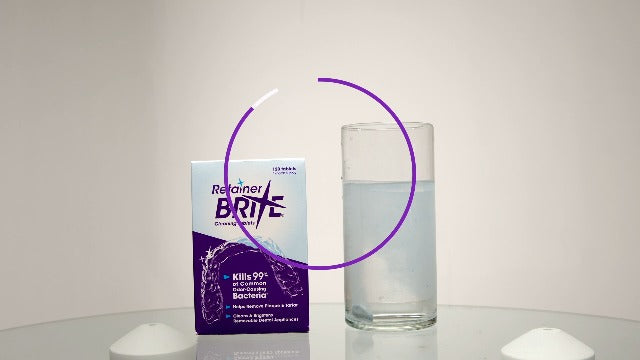 Retainer Brite - Retainer Cleaner Tablets for Invisalign, Mouth Guard Cleaner, Night Guard Cleaner and More. Cleaning Tablets for Ultrasonic Cleaners. 120 Tablets - 4 Month Supply. Made in USA
