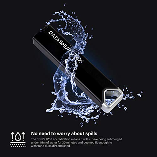 iStorage datAshur PRO2 512 GB | Secure Flash Drive | FIPS 140-2 Level 3 Certified | Password protected | Dust/Water-Resistant