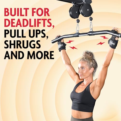 DMoose Fitness Weight Lifting Hooks (Pair), Hand Grip Support Wrist Straps for Men and Women, 8 mm Thick Padded Neoprene, Deadlift, Powerlifting, Pull up bar, Liftups, Shrugs