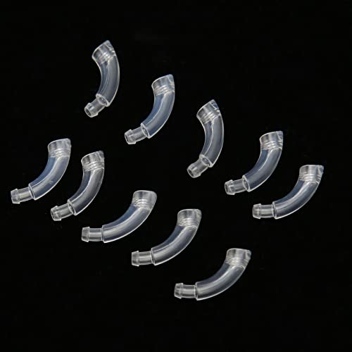 10PCS Hear Aid Ear Hook Professional Replacement Ear Hook Hear Aids Part PP Hear Aids Parts Accessories for Sound Hear Aid Personal Care