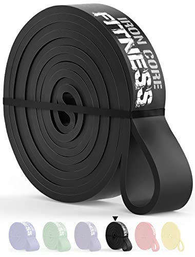 Pull Up Assistance Resistance Bands by Iron Core Fitness- Strength Power Flexibility Training at Home or Gym. Ebooks and Workout Chart Included.