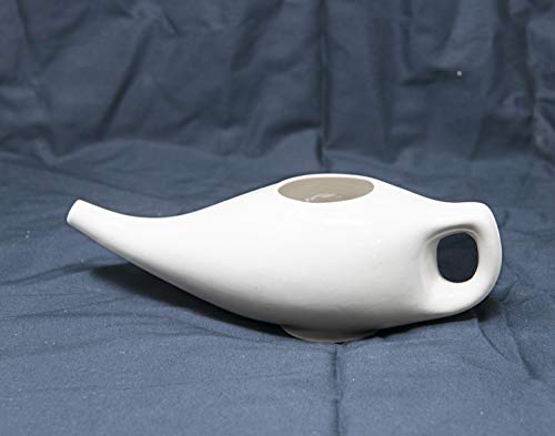 Wonder Care-Porcelain Ceramic Neti Pots Ergonomic Ceramic Neti Pot Sinus Rinse | Natural Pressure, Congestion & Infection Treatment