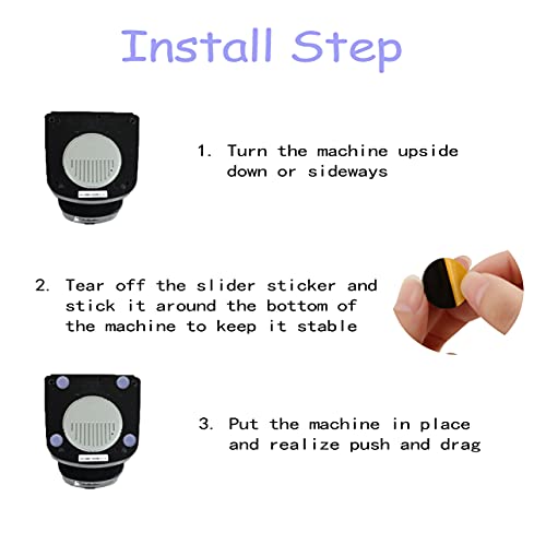 Sliding Tray for Coffee Maker,8 PCS Adhesive Magic Telfon Self Stick Sliders Coffee Pot Slider for Coffee Makers, Stand Mixers, Blenders, Air Fryers, Pressure Cooker,Kitchen Appliance Sliders