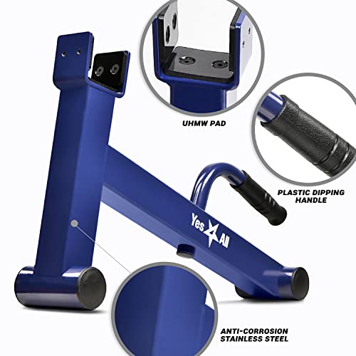Yes4All Deadlift Jack/Barbell Stand Upload 600lb Barbell Plates for Deadlift Exercise, Squat Wedge for Squat/Weight Training