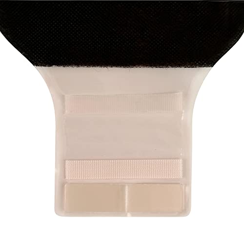 Black Ostomy Bags, One Piece Drainable Appliance, Cut to Fit Superior Colostomy Bags - Ostomy Bag Supplies - Open 10pcs/Box