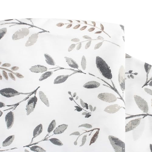 Boppy Nursing Pillow Original Support, Gray Taupe Leaves, Ergonomic Nursing Essentials for Bottle and Breastfeeding, Firm Fiber Fill, with Removable Nursing Pillow Cover, Machine Washable