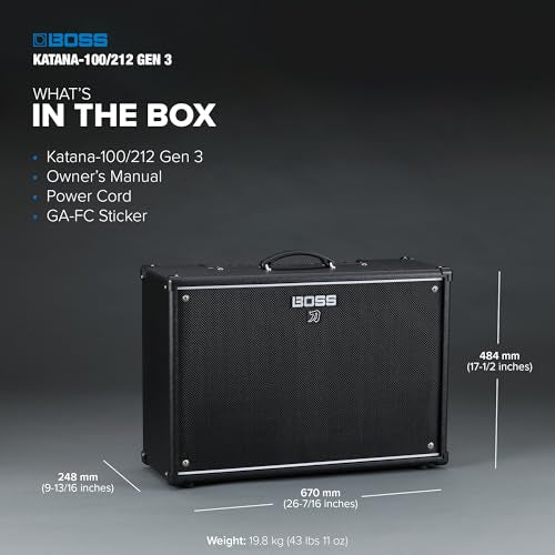 Boss Katana-100/212 Gen 3 100-watt 2 x 12-inch Combo Amplifier