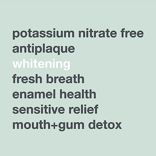 Davids Fluoride Free Nano Hydroxyapatite Toothpaste for Remineralizing Enamel & Sensitive Relief, Whitening, Antiplaque, SLS Free, Natural Peppermint, 5.25oz, Made in USA