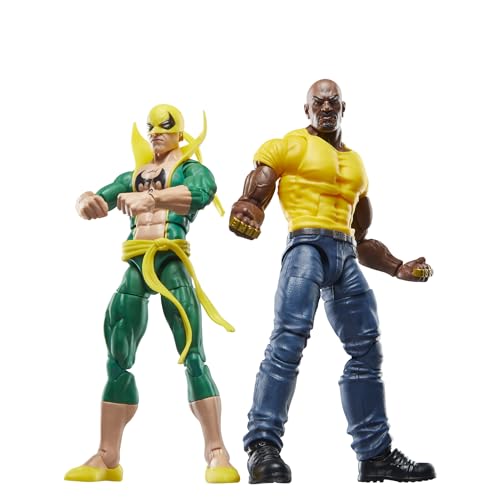 Marvel Legends Series Iron Fist and Luke Cage, 85th Anniversary Comics Collectible 6-Inch Action Figures