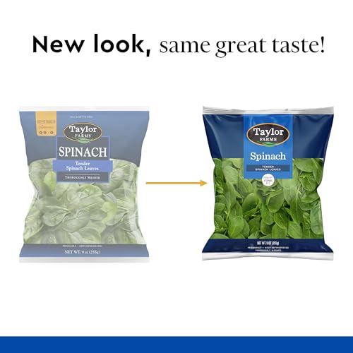 Taylor Farms Spinach, 9 oz Bag