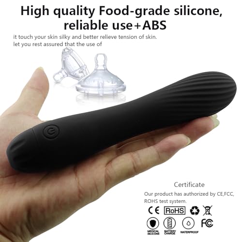 Powerful Bullet Tool Handheld Cordless Goop 10 Modes for Women's Pleasure, Quiet Mini Pocket Travel Personal Bullet Massage Wand Gifts for Women Quiet c527-35