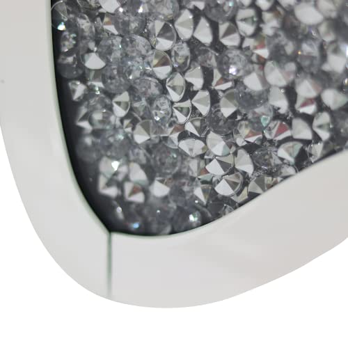 Guardian Angel Wing Crystal Rhinestone Diamond Glass Mirror for Home Decoration Wall Hang Mirror Glass Diamond Décor