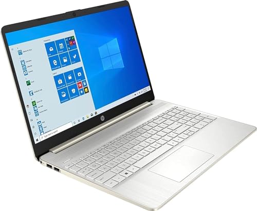 HP hp Newest 15.6'' HD Display Laptop, AMD Athlon Silver 3050U(up to 3.2GHz,Beat i3-8130U), 16GB RAM,256GB SSD, 1-Year Office365, WiFi, Bluetooth, HDMI, Webcam, Windows 11, Pale Gold