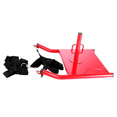 Happybuy Weight Sled, Push Pull Heavy High Training Sled,Max Capacity 100LBS Power Speed Training Sled for Athletic Exercise and Fitness Strength Training