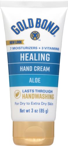 Gold Bond Healing Hand Cream, 3 oz., With Aloe, Moisture That Lasts Through Handwashing