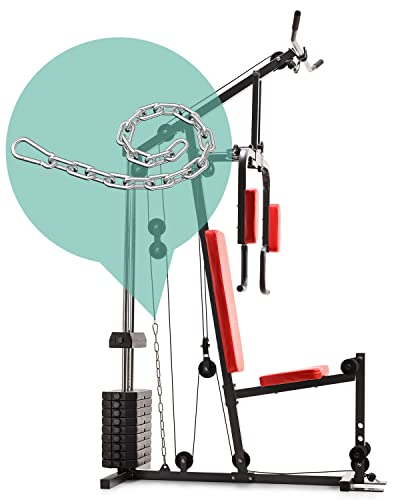 Fitness Chain, Weight Lifting Chains, Cable Machine Extension Chain, 304 Stainless Steel LAT Pull Cable Extension Weight Machine Chain, Curl Bar Chain for Home Gym