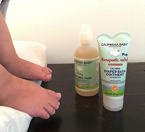 California Baby Calming Diaper Rash Cream | Zinc Oxide Ointment | 100% Bio-Based | Calming Lavender Scent | Hypoallergenic | Soothing Diaper Rash Cream For Baby | 82 g / 2.9 oz.