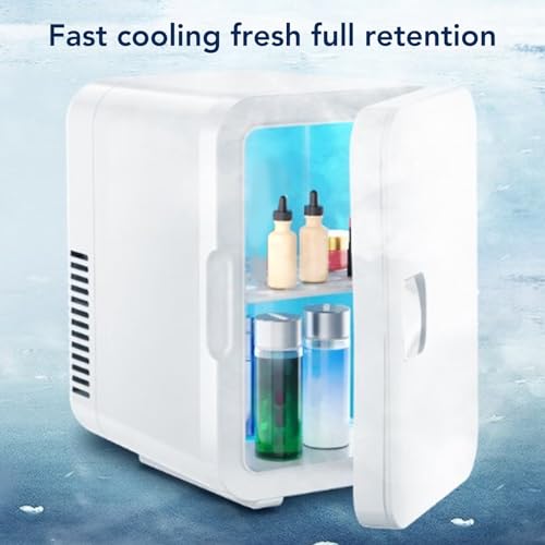 Mini Fridge, 6L Portable Makeup Fridge for Bedroom, USB Powered Portable Cooler Warmer Personal Refrigerator for Skincare Beverage Food Medication Home Office Car