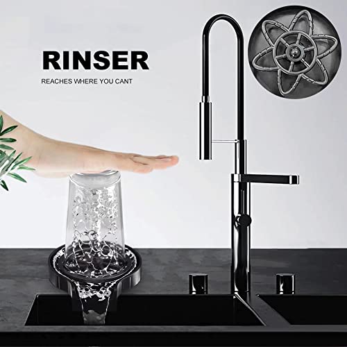 Faucet Glass Rinser for Kitchen Sink Automatic Cup Washer Bar Glass Washer Coffee Pitcher Wash Cup Tool Cleaning Tools