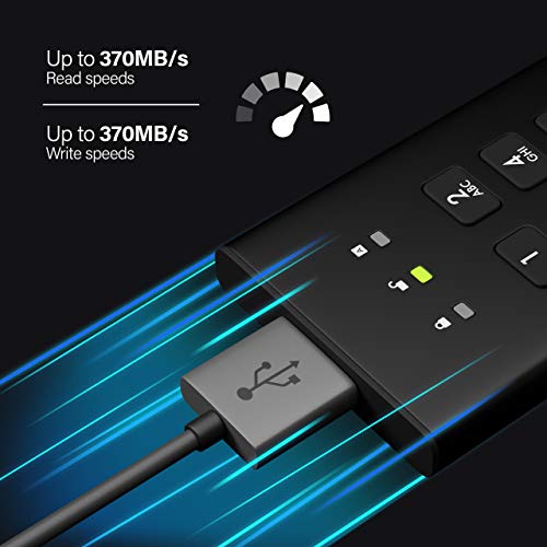 iStorage diskAshur M2 1TB | PIN authenticated, Hardware encrypted USB 3.2 Portable SSD | Ultra-Fast | FIPS Compliant | Rugged & Portable
