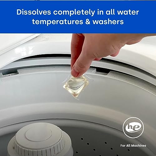 Dropps Stain & Odor Laundry Detergent Pods: Clean & Crisp | 64 Count | HE Compatible + All Washers | Cold Wash + All Temperatures | Tackles Tough Odors | Low Waste Packaging